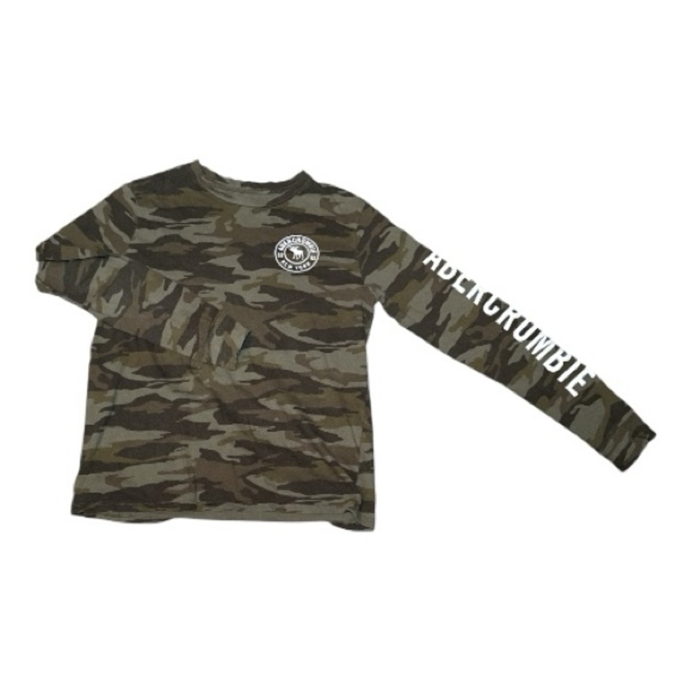 Abercrombie & Fitch Kids Camo Long Sleeve Tee Size 11/12